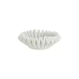 Madam Stoltz bol decorativ 18 x 4, 5 cm culoarea alb imagine