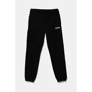 Napapijri pantaloni de trening pentru copii M-INOT culoarea negru, uni, NP0A891G9411 imagine