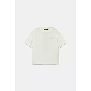 Napapijri tricou de bumbac pentru copii S-INOT culoarea bej, cu imprimeu, NP0A891F2061 imagine