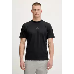 adidas tricou din bumbac City Escape culoarea negru, cu imprimeu, JF3254 imagine
