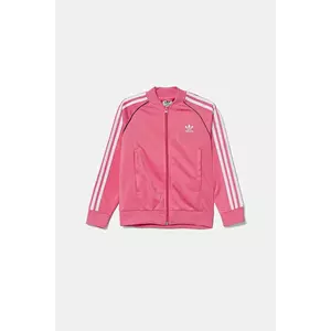 adidas Originals bluză copii culoarea roz, JV8562 imagine