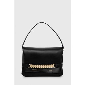 Victoria Beckham poșetă piele Chain Pouch culoarea negru B223AAC004769A imagine