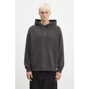KSUBI hanorac de bumbac Hit List Biggie Hoodie barbati, culoarea negru, cu glugă, cu imprimeu, MFA24FL001 imagine