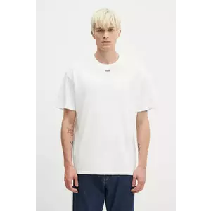 KSUBI tricou din bumbac Stitch Up Biggie barbati, culoarea alb, cu imprimeu, MPF24TE023 imagine