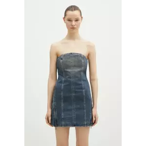 KSUBI rochie din denim Avenue Dress Sandstorm culoarea bleumarin, mini, mulată, WPS25DR006 imagine