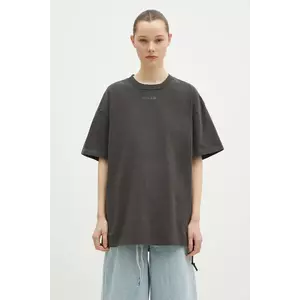 KSUBI tricou din bumbac Sott Boyfriend femei, culoarea gri, WPS25TE010 imagine