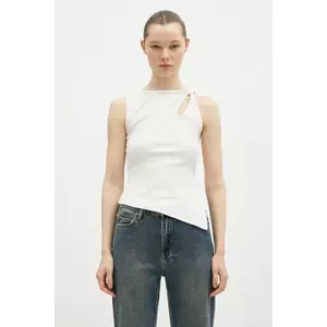 KSUBI top Twisted Tank femei, culoarea alb, WPS25SI005 imagine