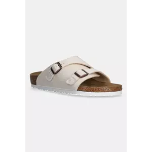 Birkenstock papuci Zürich culoarea bej, 1028800 imagine