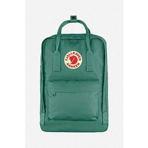 Fjallraven rucsac Kanken Laptop 15" F23524 664 culoarea verde, mare, neted imagine