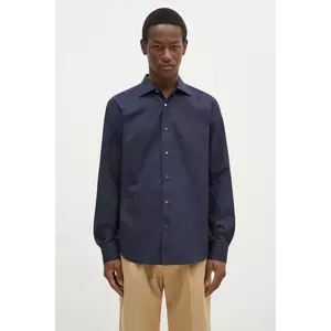 Paul Smith cămașă din bumbac bărbați, culoarea bleumarin, cu guler clasic, slim, M1R-790Y-M00050 imagine