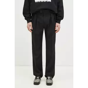 Paul Smith pantaloni de lână culoarea negru, drept, M1R-409Z-P00002 imagine