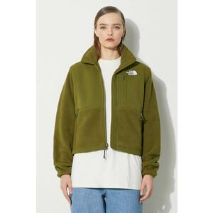 The North Face geacă W Ripstop Denali Jacket femei, culoarea verde, de tranziție, oversize, NF0A870SPIB1 imagine