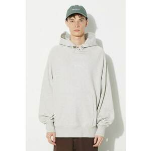 Vans hanorac de bumbac Premium Standards Hoodie Fleece LX barbati, culoarea bej, cu glugă, melanj, VN000GZ1RKZ1 imagine
