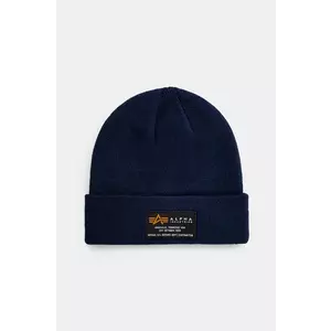 Alpha Industries căciulă Crew Beanie culoarea albastru marin, 128924 imagine