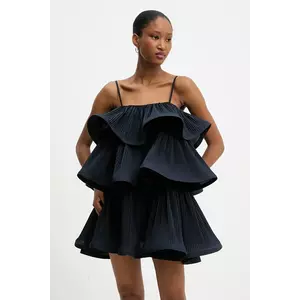 Answear Lab rochie culoarea albastru marin, mini, evazati imagine