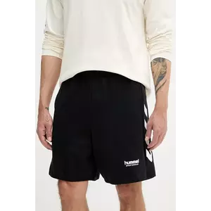Hummel pantaloni scurți din bumbac culoarea negru, 227562 imagine