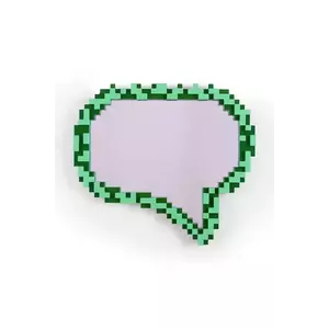Seletti oglindă de perete Pixel 62 x 70 x 3, 8 cm culoarea verde imagine