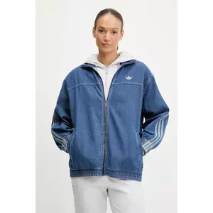 adidas Originals geacă jeans Denim Os TT de tranziție, oversize, JY2896 imagine