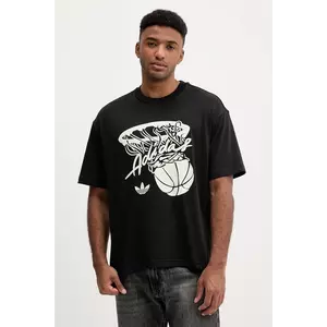 adidas Originals tricou Hot Shot Tee culoarea negru, bărbați JY3650 imagine