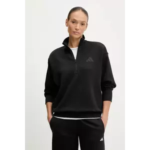 adidas bluză All SZN culoarea negru, neted, JJ1268 imagine