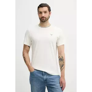 Barbour tricou din bumbac AUSTWICK culoarea bej, cu imprimeu, MTS1000 imagine