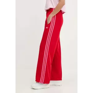 adidas Originals pantaloni de trening Firebird culoarea roșu, cu imprimeu, JW1225 imagine