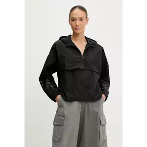 adidas windbreaker Future Icons culoarea negru, de tranziție, oversize, JE0230 imagine