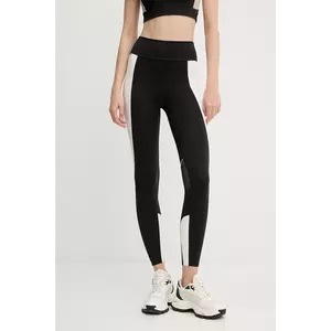BOSS colanți culoarea negru, cu imprimeu, 50544178 imagine