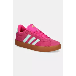 adidas sneakers pentru copii VL COURT 3.0 culoarea roz, JS5013 imagine