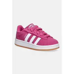 adidas Originals sneakers de piele întoarsă pentru copii CAMPUS 00s culoarea roz, JR7420 imagine