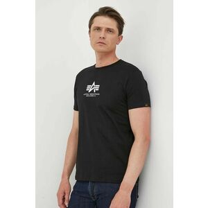 Alpha Industries tricou din bumbac culoarea negru, cu imprimeu 118533.03-Black imagine