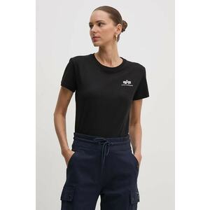 Alpha Industries tricou din bumbac Basic culoarea negru 196054.03-black imagine