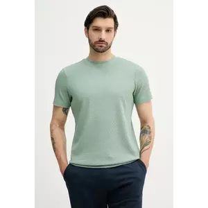Joop! tricou din bumbac culoarea bej, uni, 30044672 imagine