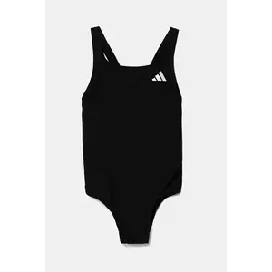 adidas Performance costum de baie dintr-o bucată pentru copii culoarea negru imagine