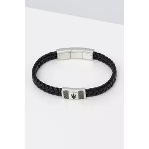 Maserati bratara de piele LEATHER barbati, JM424AVE25 imagine