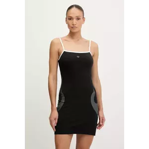 adidas Originals rochie Tank Dress culoarea negru, mini, mulata, JW7266 imagine