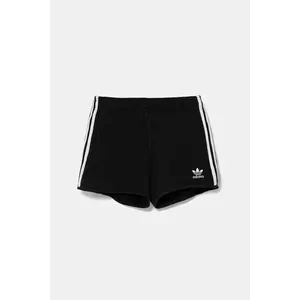 adidas Originals pantaloni scurți copii culoarea negru, cu imprimeu, talie reglabila, JW1105 imagine