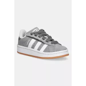 adidas Originals sneakers de piele întoarsă pentru copii CAMPUS 00s culoarea gri, JQ6384 imagine