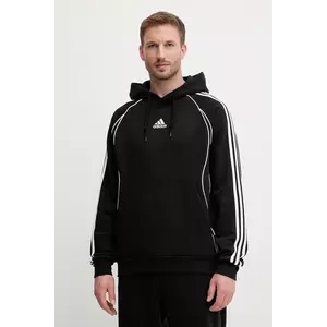 adidas Originals bluză Teamgeist culoarea negru, cu glugă, cu imprimeu, JY6394 imagine