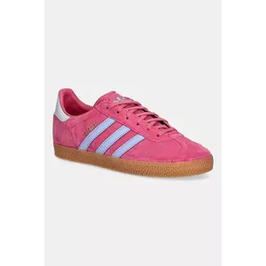 adidas Originals teniși din piele copii GAZELLE culoarea roz, JR5941 imagine