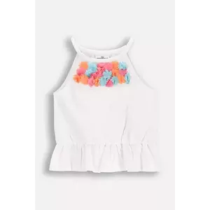 Coccodrillo tricou culoarea alb, FLOWER PARADISE GIRL KIDS imagine