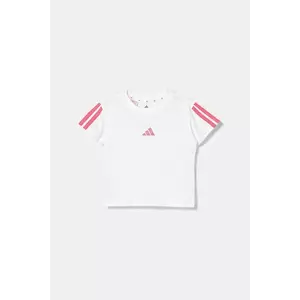 adidas tricou de bumbac pentru copii culoarea alb, JY4973 imagine