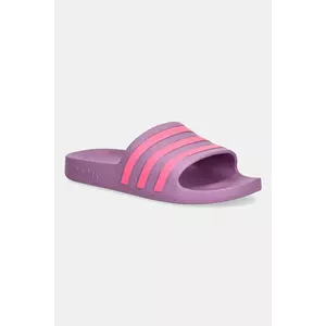 adidas papuci Adilette Aqua culoarea violet, JS4057 imagine