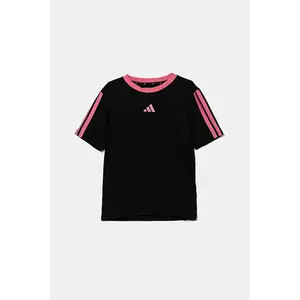 adidas tricou de bumbac pentru copii culoarea negru, JW8633 imagine