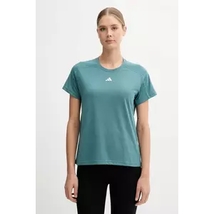 adidas Performance tricou de antrenament WORKOUT ESSENTIALS culoarea verde, JY4571 imagine