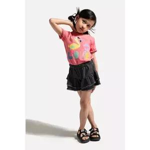 Coccodrillo tricou culoarea roz, TROPICAL STORY GIRL KIDS imagine
