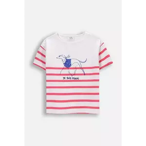 Coccodrillo tricou culoarea alb, FLOWER PARADISE GIRL JUNIOR imagine
