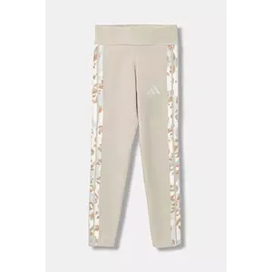adidas leggins copii culoarea bej, cu imprimeu, KC5452 imagine