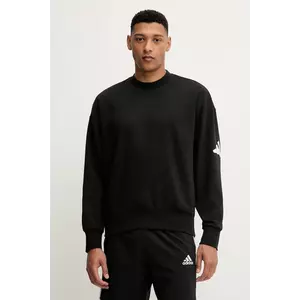 adidas bluză Essential culoarea negru, cu imprimeu, JF3542 imagine