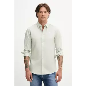 Tommy Jeans cămașă culoarea bleumarin, cu guler clasic, slim, DM0DM04405 imagine
